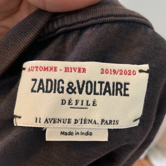 ZADIG & VOLTAIRE X NBA COLLECTION RHINESTONES TOP - Picture 4 of 6